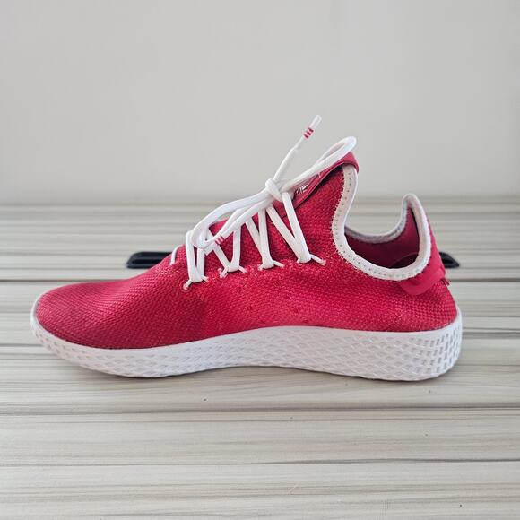 Adidas Pharell Williams Red Athletic Sneakers Shoes Size 6 - Picture 3 of 10